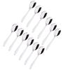 Stainless Steel Very Small Size Spice Box Spoons Set of 12 (Silver) - 12 Pcs view 3