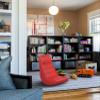 Factory Direct Partners 10489-RD Soft Ergonomic Horizontal Soft Video Rocker - Great for Reading, Gaming, Meditating, or TV for Kids Teens and Adults - Red view 2