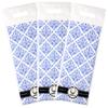JetBag Travel Wine Bag (Set of 3, Blue Gift Pattern) - The Original Absorbent, Reusable & Protective Wine Bottle Bag - Made in the USA view 1