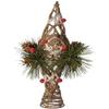 Kurt Adler 11-Inch Natural Star with Pinecones Treetop view 3