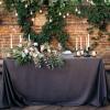 Arkwright Mariposa Spun Polyester Tablecloths - (Pack of 6) Soft, Wrinkle Resistant Square Table Cover Perfect for Parties, Holiday Dinner, Banquets, 42 x 42 in, Black view 4