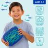 Bentgo Kids Prints Leak-Proof, 5-Compartment Bento-Style Kids Lunch Box - Ideal Portion Sizes for Ages 3-7, Durable, Drop-Proof, Dishwasher Safe, & PFAS & BPA-Free Materials (Sharks) view 3