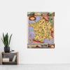 Batany 1947 Pictorial Map France Railway Tourism Extra Large Art Print Wall Mural Poster Premium XL view 2