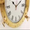 17" Antique Marine Solid Brass Ship Porthole Analog Clock Nautical Wall Clock Home Decor view 4
