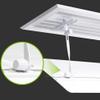 GettyGears Air Deflector Adjustable Reusable Heat and Air Deflector for Drop Ceiling Vents RV, Home HVAC, AC and Ceiling Registers Air Conditioner Deflector 23" Inch White view 2