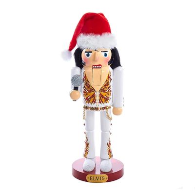 Kurt Adler 11-Inch Elvis in Flame Suit Nutcracker