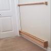 CSCarpentry Fishing Rod Rack, Solid Wood Wall Mount Pole Holder, Made to Order, Any Size (Unfinished Solid Red Oak Wood) view 2