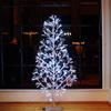 Lightshare 4ft 496L Artificial Christmas Tree Light,White Light for Home Garden Decoration,Winter,Wedding,Birthday,Christmas,Holiday,Party Decoration,Silver view 3
