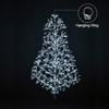 Lightshare 4ft 496L Artificial Christmas Tree Light,White Light for Home Garden Decoration,Winter,Wedding,Birthday,Christmas,Holiday,Party Decoration,Silver view 4