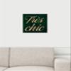 The Oliver Gal Artist Co. Typography and Quotes Wall Art Canvas Prints 'Tres Chic Emerald' Home Dcor, 12" x 12", Green, Gold view 3