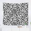 Suklly Black White Tapestry Cow Spots Leopard Pattern Tapestry for Home Dorm 60 X 80 Inches view 1