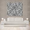 Suklly Black White Tapestry Cow Spots Leopard Pattern Tapestry for Home Dorm 60 X 80 Inches view 2