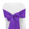 Obstal 50 PCS Satin Chair Sashes Bows for Wedding Reception- Universal Chair Cover Back Tie Supplies for Banquet, Party, Hotel Event Decorations view 2