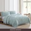 Beatrice Home Fashions Medallion Chenille Bedspread, Full, Blue view 3