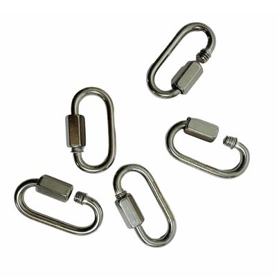 Prolinemax Quick Link Shackle Boat WLL 250 Lbs 5 Pc 5/32 Inch Marine 316 Stainless Steel