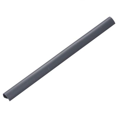 vidaXL 100 pcs Fence Strip Clips in Anthracite, PVC, Weather and UV, for PVC Fence Strip Mounting