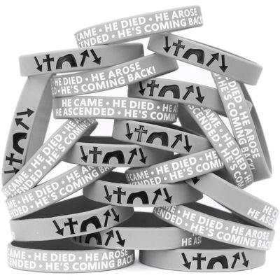 Fifteen (15) Youth He Came Died Arose Ascended Coming Back Wristbands