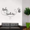 Baby Bumble Bee Kids Song Jingle Nursery Rhyme Wall Sticker Vinyl Wall Art Decal for Girls Boys Baby Kid Bedroom Nursery Daycare Kindergarten Decor Stickers Wall Art Vinyl Decoration Size (6x10 inch) view 4