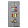 AllSpace Carbon Steel Pantry Organizer Heavy Duty Hanging Over the Door Storage Rack, 5 Wire Baskets, Kitchen Closet Organization - White 240077E view 1