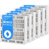 SpiroPure 15.50X15.5X4 MERV 8 Pleated Air Filters - Made in USA (6 Pack) view 1