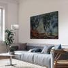 Monet Wall Art Collection Canvas Olive Trees in Bordighera, 1884 Prints Wrapped Gallery Wall Art | Stretched and Framed Ready to Hang 36X48 view 4