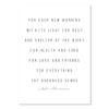 For Each New Morning with Its Light for Rest and Shelter of the Night For Health and Food for Love and Friends for Everything Thy Goodness Sends. -Ralph Waldo Emerson Quote Print, Unframed view 1
