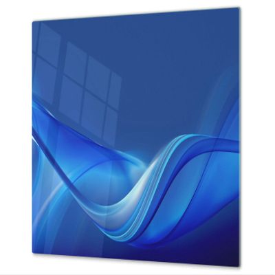 Concept Crystal Tempered Glass Cutting Board  Worktop Saver and Pastry Board; Measures: Single: 23,62 x 20,47; Double:2 x 11,81 x 20,47; D01D Abstract Series