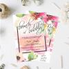 Brunch and Bubbly | Watercolor Floral Bridal Shower Invitations | Champagne Shower | Bridal Shower Invite | Bubbly & Brunch view 2