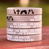 One Hundred (100) Youth He Came Died Arose Ascended Coming Back Wristbands view 3