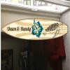 5' wall hanging surf board surfboard decor hawaiian beach surfing beach decor view 1