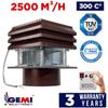 Chimney fan Fireplace Fan Chimney Extractor Chimney Aspirator Chimney Draft Inductor Chimney Aspirator For Chimney 30 cm round Basic Model 110 V Barbecue BBQ Gemi Elettronica view 2