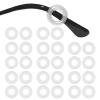 SMARTTOP 14 Pairs Eyeglass Ear Grips Sleeve Holder-Eyeglasses Ear Hooks -Comfort Anti-Slip glasses ear grip-For Kids and Adults Sunglasses, Reading Glasses, Sport Eyewear (Clear) view 1