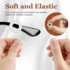 SMARTTOP 14 Pairs Eyeglass Ear Grips Sleeve Holder-Eyeglasses Ear Hooks -Comfort Anti-Slip glasses ear grip-For Kids and Adults Sunglasses, Reading Glasses, Sport Eyewear (Clear) view 4
