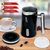 Brentwood GA-301BK Cordless Electric Milk Frother and Warmer, 300 mililiter Capacity, Black view 2