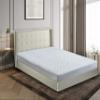 Blue Ridge Home Fashions Waterproof Mattress Protector Cal King Size - 350 Thread Count Breathable 100% Cotton Top Quilted Mattress Pad Cover Stretches up to 16" Deep Pocket Mattress Topper  White view 1