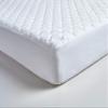 Blue Ridge Home Fashions Waterproof Mattress Protector Cal King Size - 350 Thread Count Breathable 100% Cotton Top Quilted Mattress Pad Cover Stretches up to 16" Deep Pocket Mattress Topper  White view 4