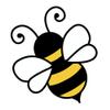 Bee Wall Mural Wallmonkeys Peel and Stick Vinyl Graphic (48 in H x 48 in W) WM525762 view 2