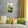 Buena Vista Lagoon - California Coastal Landscape - From an Original Color Painting by Wade Koniakowsky - Fine Art Rolled Canvas Print 16in x 20in view 4