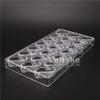 21 cavities S arc curve design candy carpenterworm cream shape PC polycarbonate chocolate mold ice cube fondant molds DIY bakery view 4