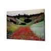 Poppy Field of Flowers in Giverny Canvas Prints Wrapped Gallery Wall Art | Stretched and Framed Ready to Hang 8X12 view 2
