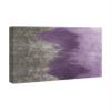 The Oliver Gal Artist Co. Abstract Wall Art Canvas Prints 'Amethyst Waves' Home Dcor, 15" x 10", Purple, Gray view 2