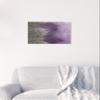 The Oliver Gal Artist Co. Abstract Wall Art Canvas Prints 'Amethyst Waves' Home Dcor, 15" x 10", Purple, Gray view 3