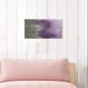 The Oliver Gal Artist Co. Abstract Wall Art Canvas Prints 'Amethyst Waves' Home Dcor, 15" x 10", Purple, Gray view 4