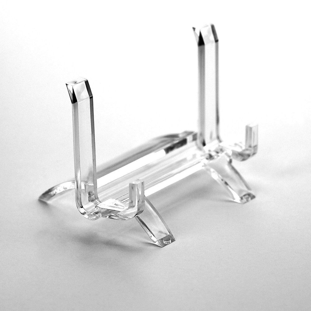 Galapagoz Display Stand Easel Currency Acrylic Clear Slab Holder Collectible USA 3 inch 10 Pcs
