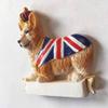 3D Royal Corgi England UK Refrigerator Fridge Magnet Tourist Souvenirs Handmade Resin Craft Magnetic Stickers Home Kitchen Decoration Travel Gift view 4