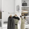 Emuca Lateral Assembly Supplement for Pull Down Hanging Rail, Grey Colour, Set of 2, 2 pcs view 4