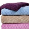 Arkwright Pineapple Coral Fleece Throw Blankets - (Pack of 12) Soft and Warm Textured Blanket, Perfect for Bed, Couch, Outdoor, and Travel, 50 x 60 in, Assorted view 3