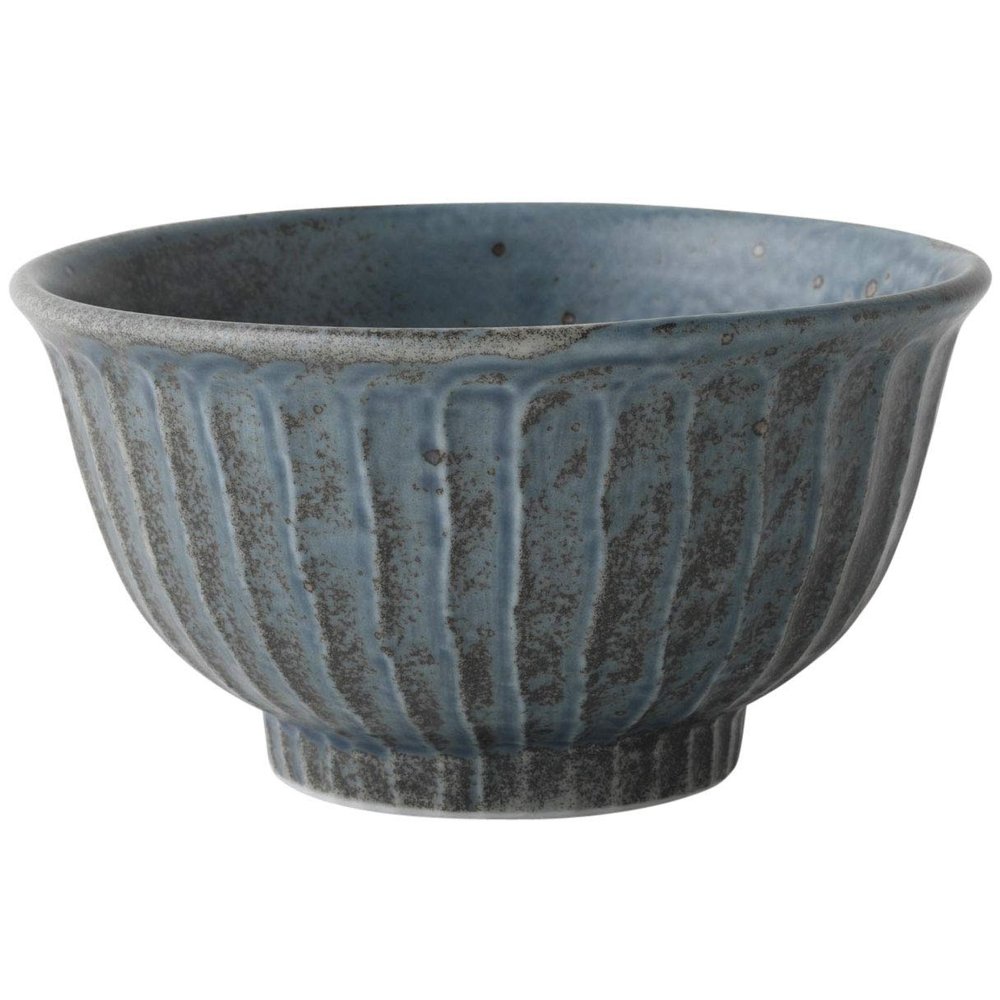 Minoru Touki Navy Mouse Shinagi 5.5 Sodon Blue Diameter 6.8 x 3.7 inches (17.8 x 9.5 cm) 7.12H3.8in