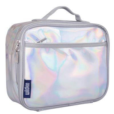 Wildkin Kids Insulated Lunch Box Durable and Reusable for School & Travel - Holographic