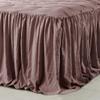 Lush Decor Ravello Pintuck Ruffle Skirt Bedspread Set - Luxe 3 Piece Ruffled Bedding Set - Traditional Glam & Farmhouse Inspired Bedroom Decor - King, Woodrose view 4